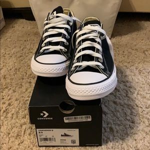 Women’s 9.5 Converse All Star - Black Tennis Shoes
